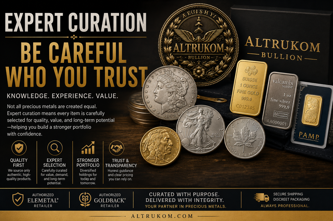 Expert Precious Metals Curation | Why Choosing the Right Bullion Matters