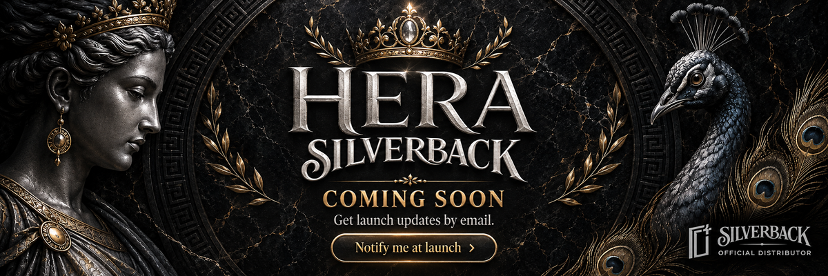 Hera Silverback coming soon to Altrukom Bullion with classical artwork and a peacock