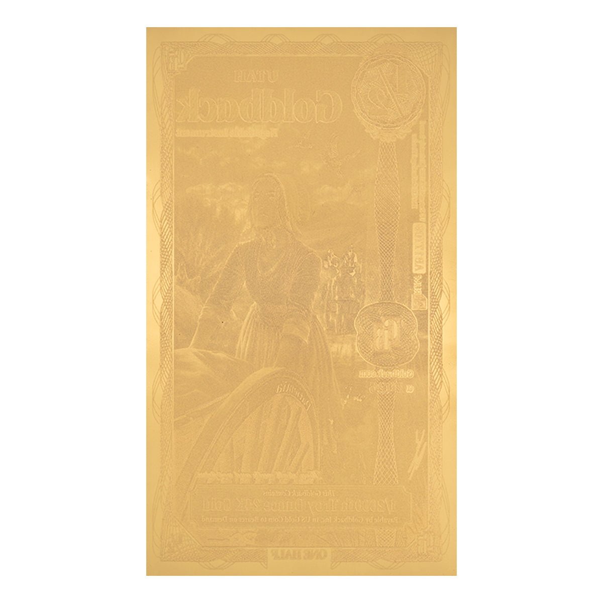 2026 Utah half Alpha Goldback — reverse