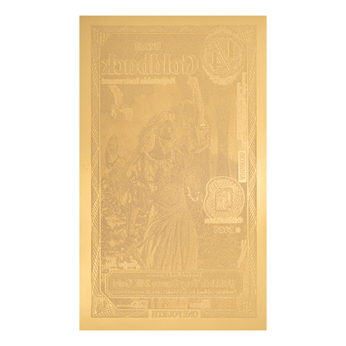 2026 Utah quarter Alpha Goldback — reverse