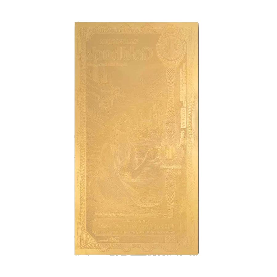 2026 California 1 Goldback Alpha Series — single-note reverse