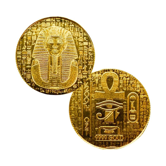 Altrukom Bullion 1/200 oz Monarch King Tut .9999 gold round in capsule