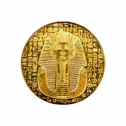 Altrukom Bullion 1/200 oz Monarch King Tut .9999 gold round, front design