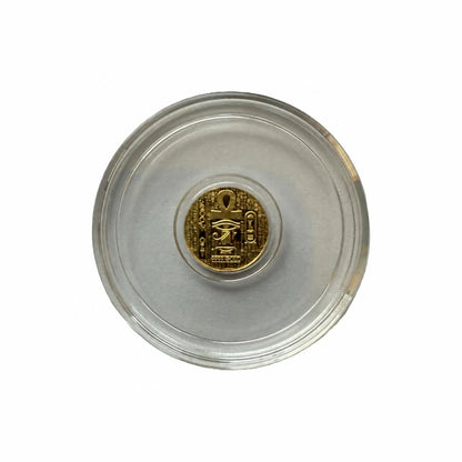 Altrukom Bullion 1/200 oz Monarch King Tut .9999 gold round, additional view