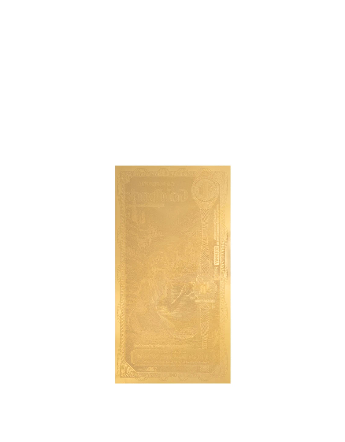 2026 California 1 Goldback Alpha Series — single-note reverse