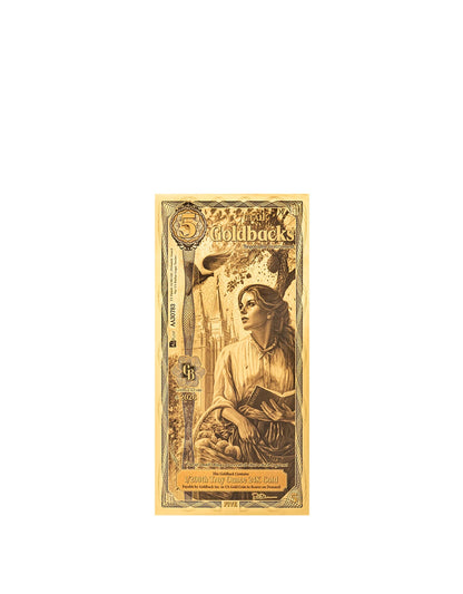 2026 Utah 5 Goldback Alpha Series — single-note front