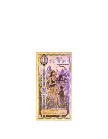 2026 Idaho 1 Goldback Alpha Series — single-note UV security view